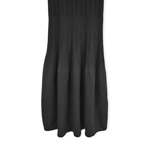 Textile Elizabeth and James Dress XS Womens Black Ribbed Sleeveless Stretch - Picture 2 of 7